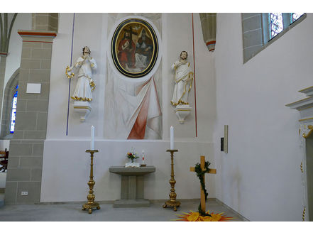 Festgottesdienst für die Kommunionjubilare an Ostermontag (Foto: Karl-Franz Thiede)